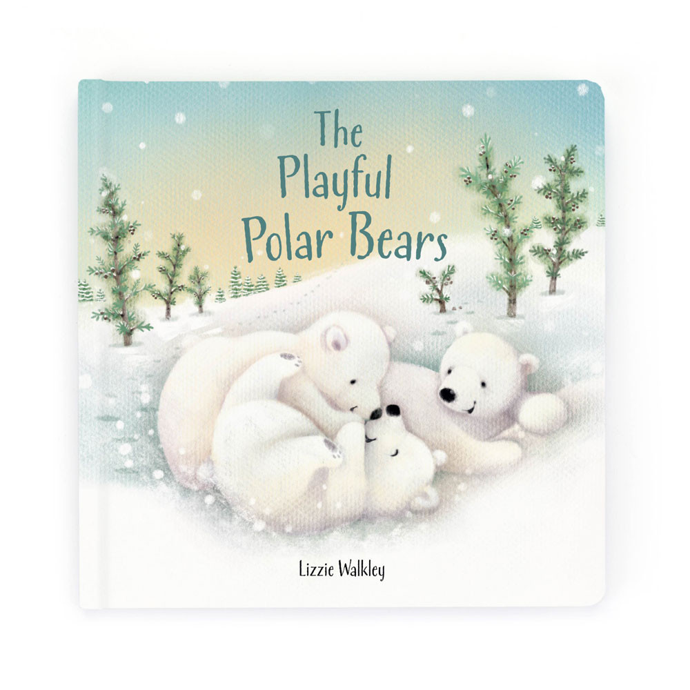 The Playful Polar Bears Book and Perry Polar Bear Small