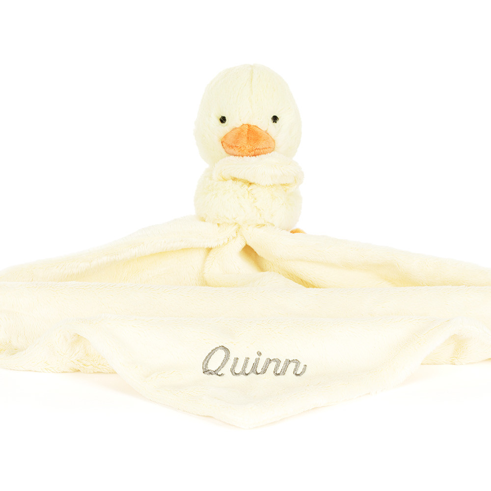 Personalised Bashful Duckling Soother