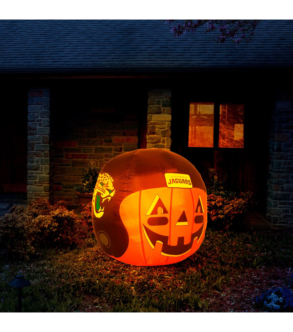 Sporticulture 4' NFL Jacksonville Jaguar Inflatable Jackolantern Helmet