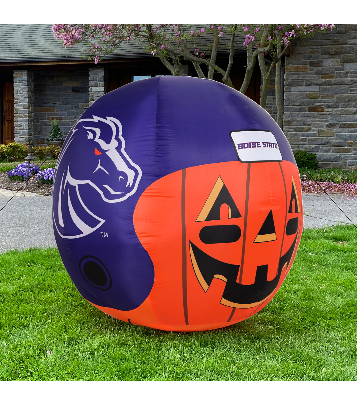 Sporticulture 4' Boise State Broncos Inflatable Jackolantern Helmet