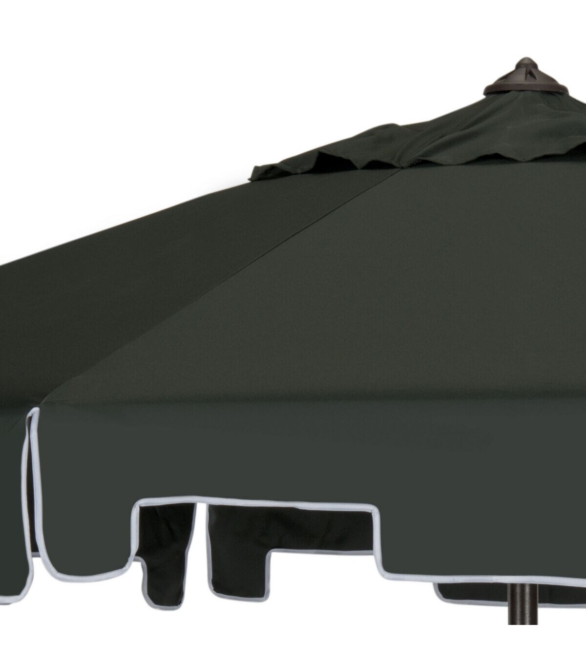 Safavieh 9' Zimmerman Dark Green Push Button Tilt Patio Umbrella