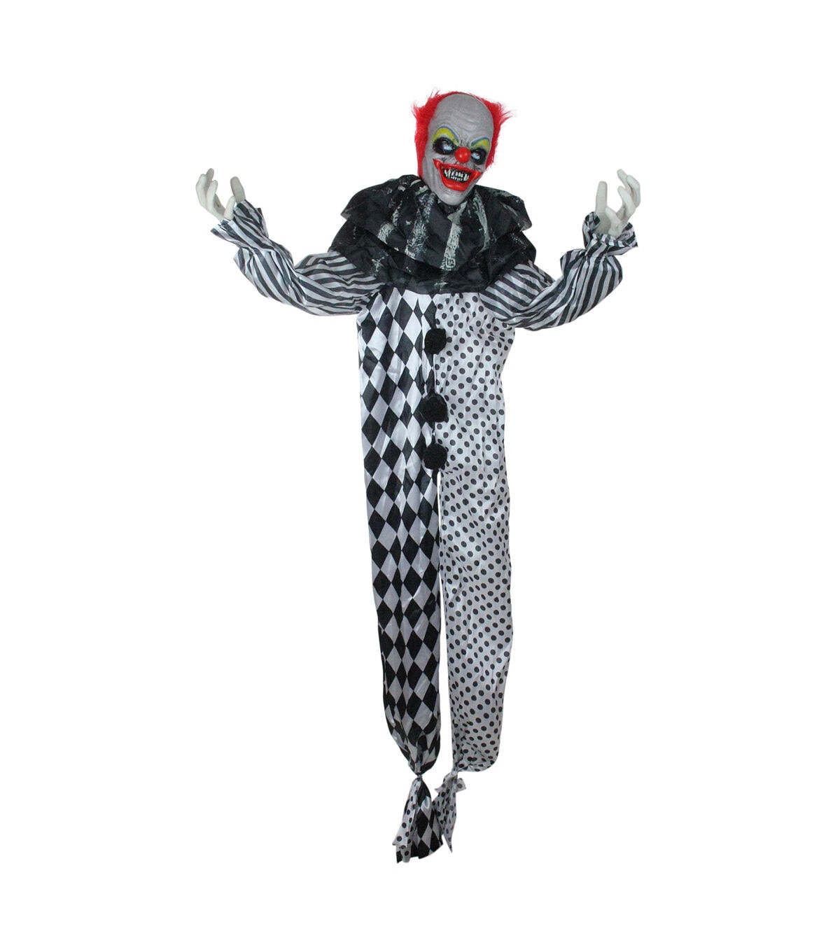 Northlight 5.5' Animated Standing Clown With Glowing Eyes