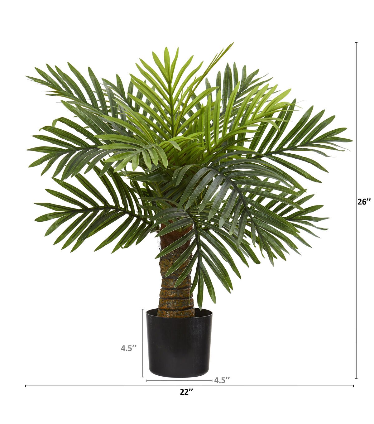 Nearly Natural 26in. Robellini Palm Artificial Tree