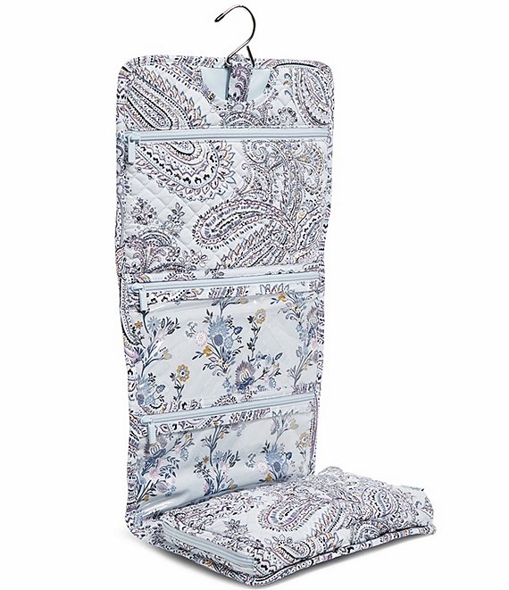 Vera Bradley Soft Sky Paisley Hanging Travel Organizer