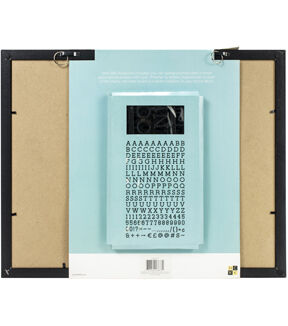 DCWV Letterboard 20''x16'' with 1'' Letters Shiplap