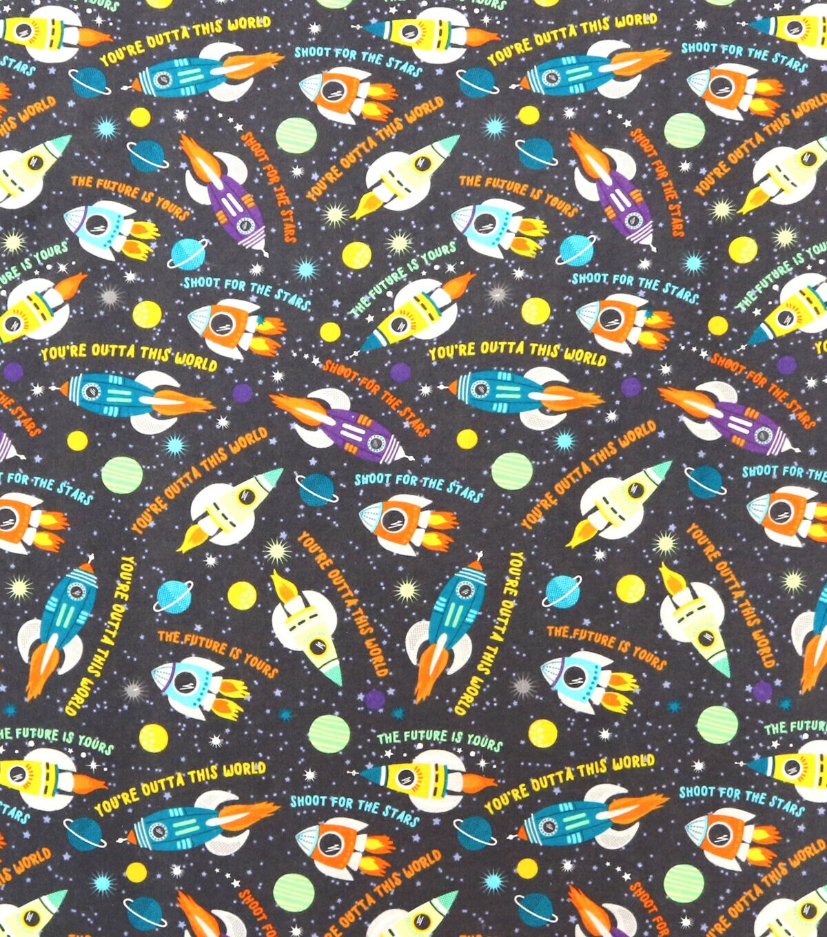 Out Of This World Super Snuggle Flannel Fabric