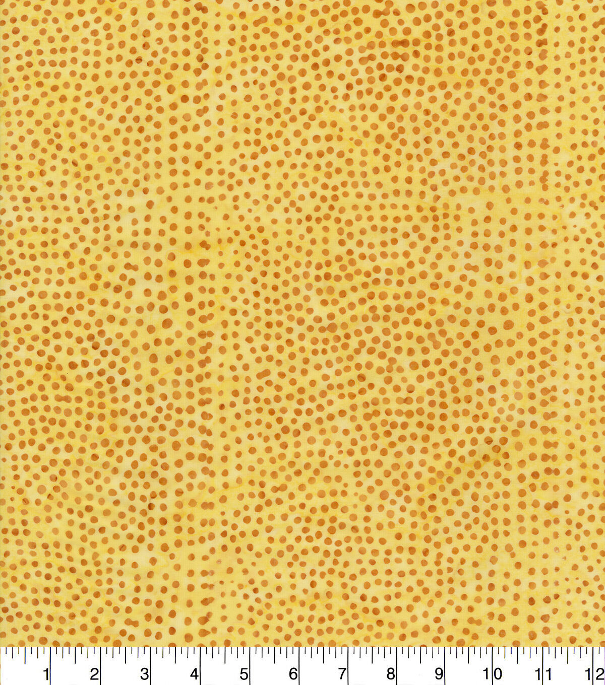 Hi Fashion Yellow Dots Batik Cotton Fabric