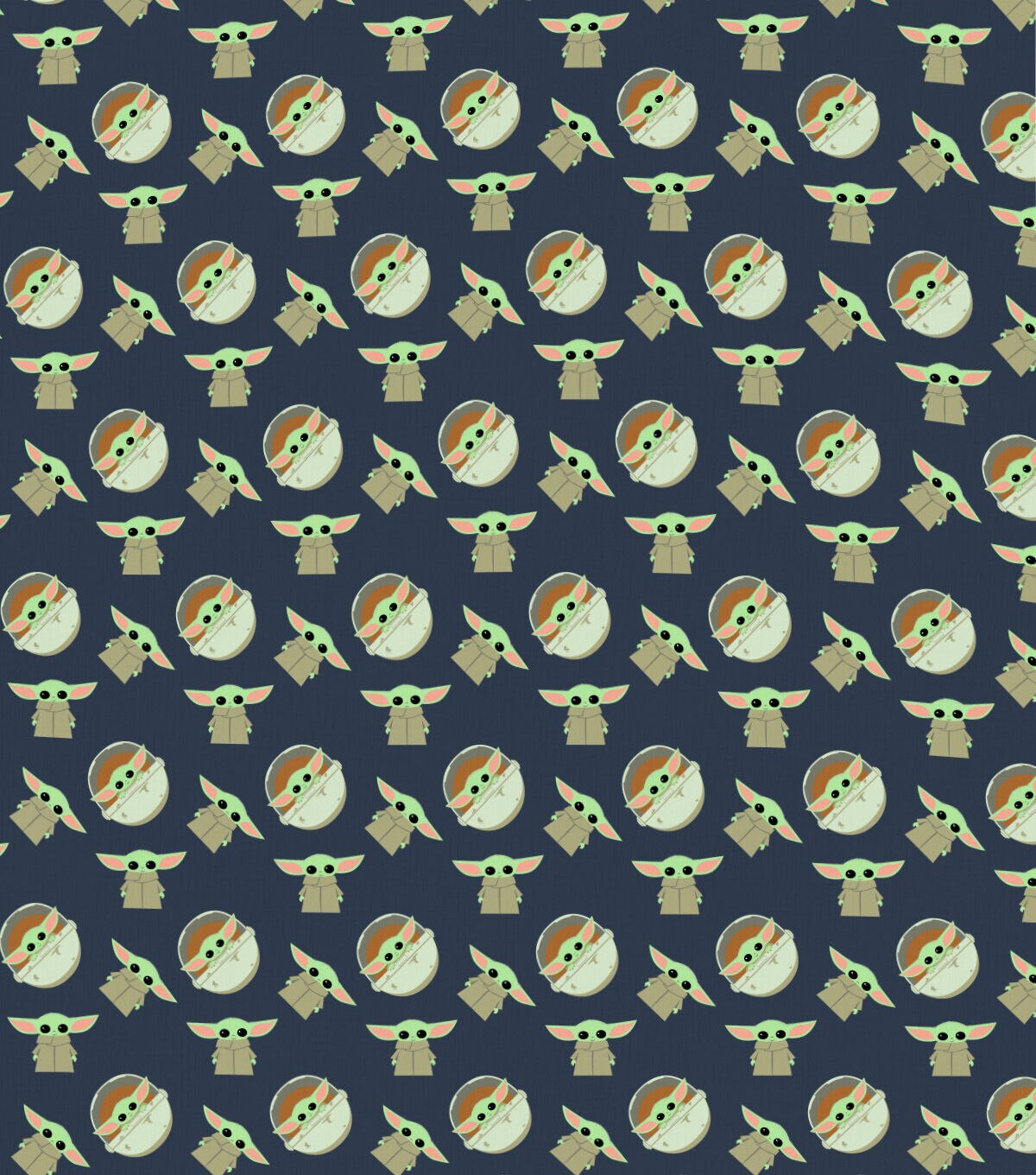 Star Wars Cotton Fabric The Child Repeat