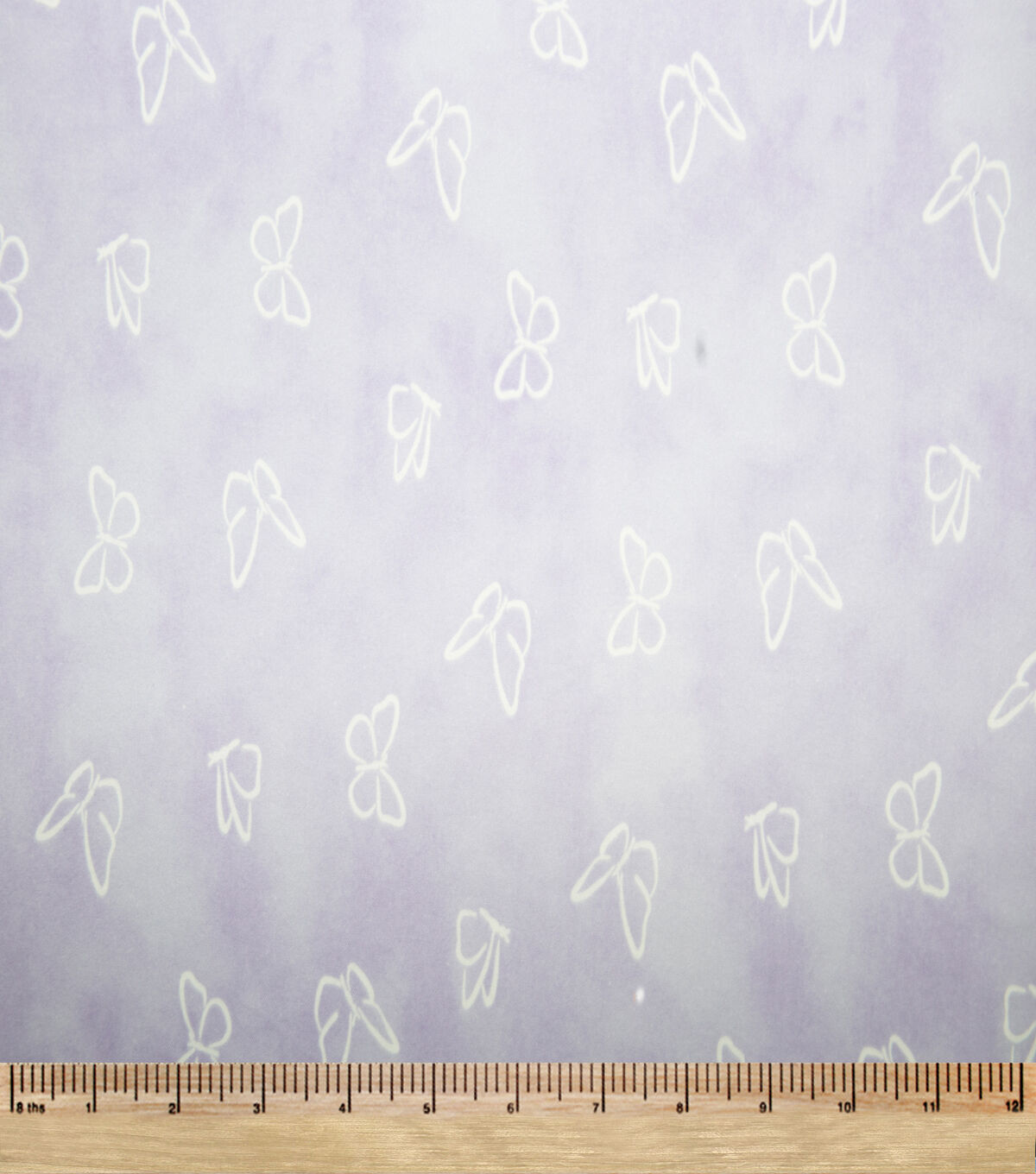 Super Snuggle Purple Tie Dye Butterflies Flannel Fabric