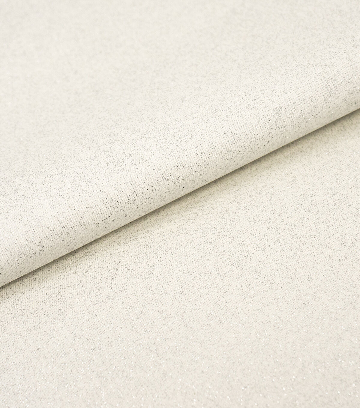 White Tonal Glitter Cotton Fabric by Keepsake Calico