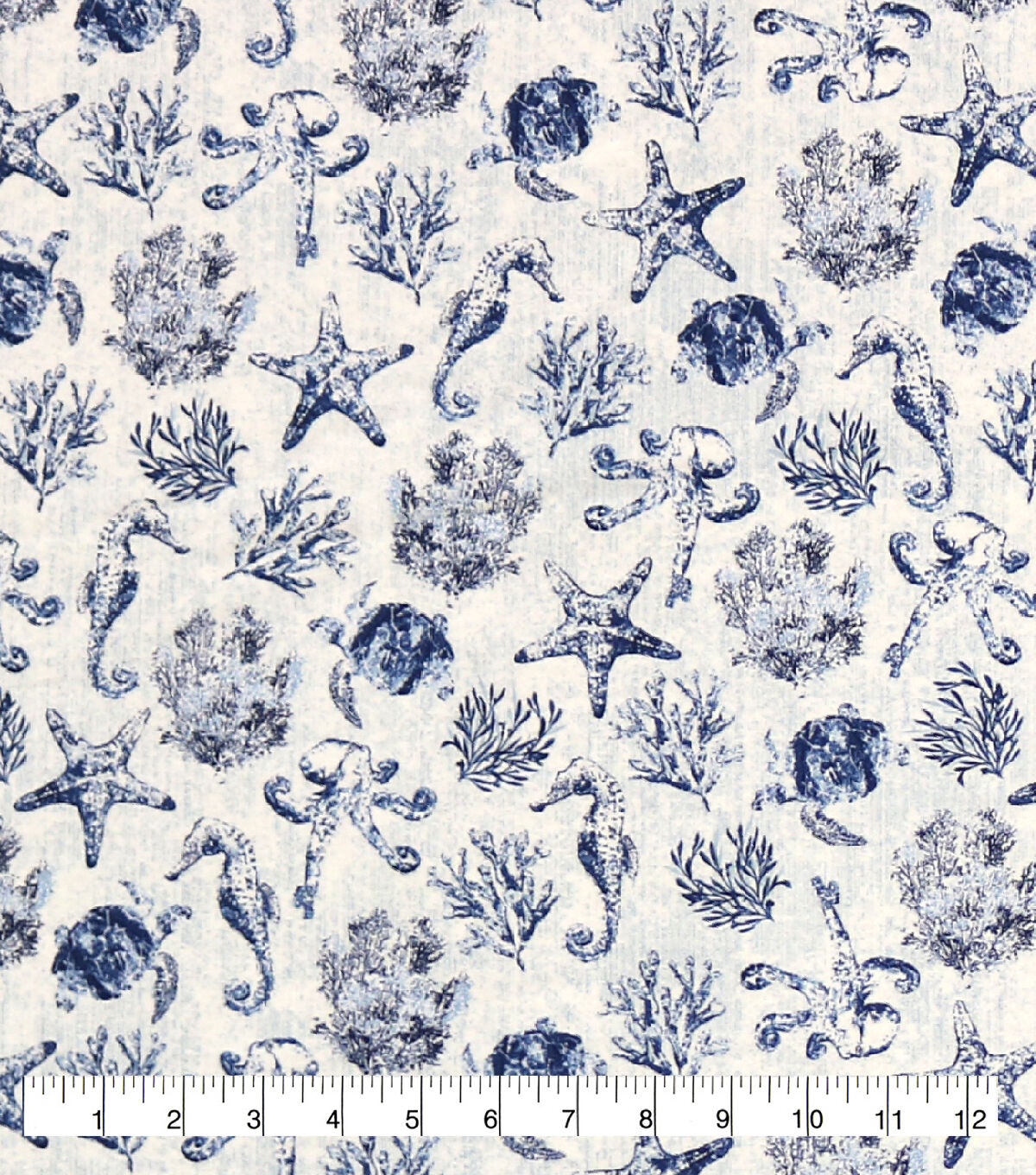 Ocean Icons Super Snuggle Flannel Fabric