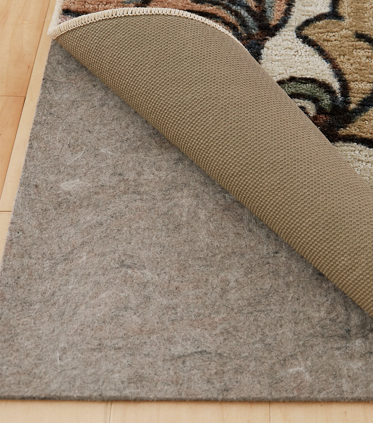 Dual Surface 1/4 Inch Rug Pad Gray 8' 4