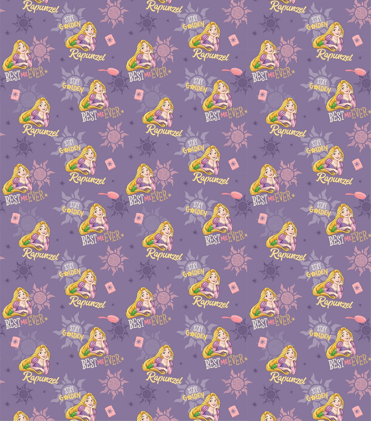 Princess Rapunzel Best Disney Cotton Fabric