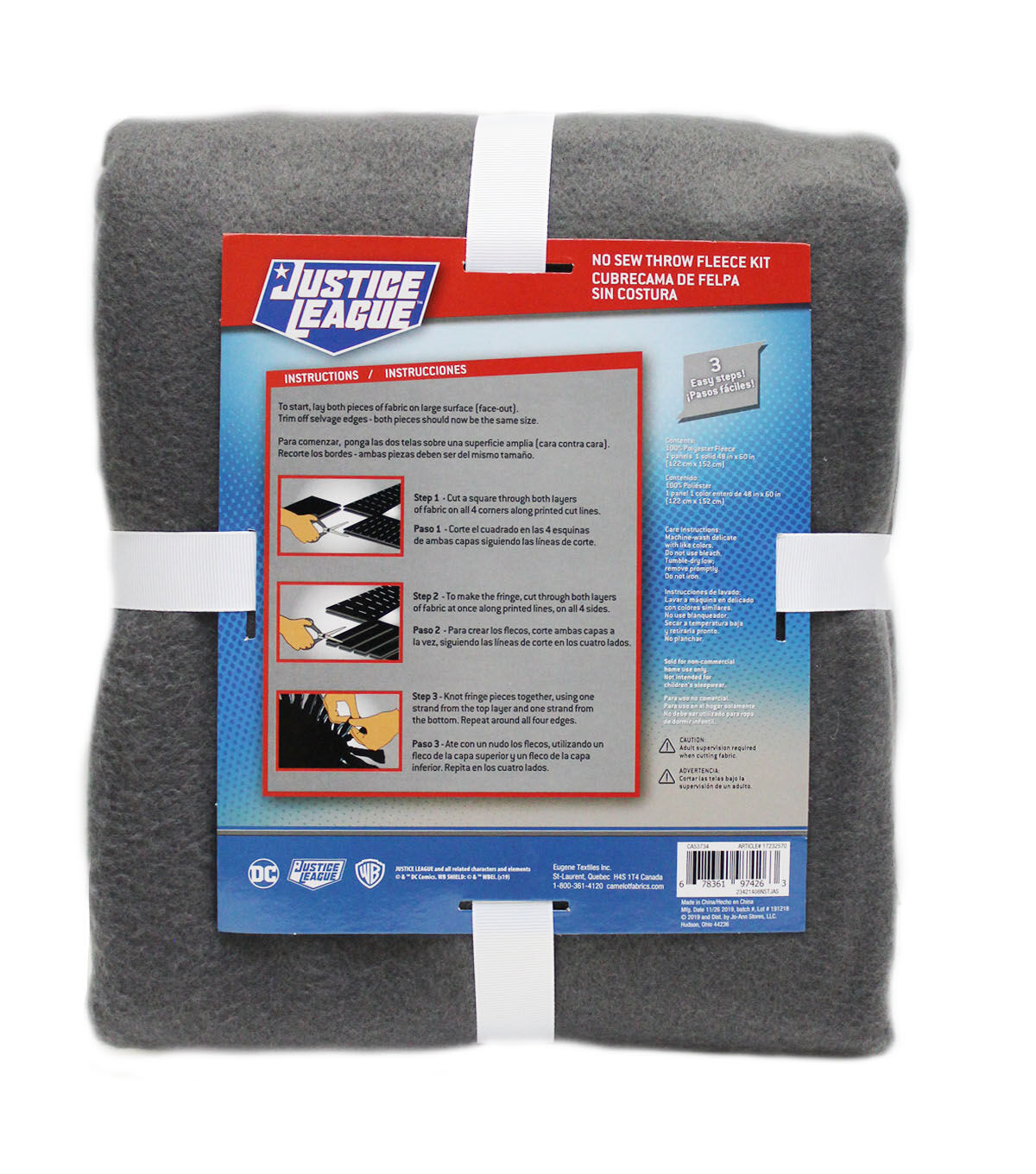 No Sew Fleece Throw 48