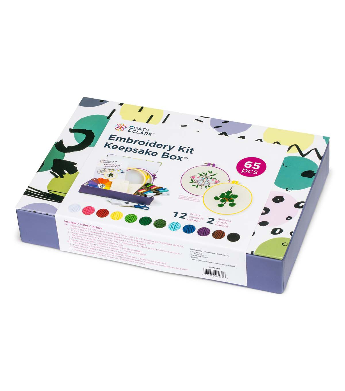 Coats & Clark 27ct Keepsake Box Embroidery Kit