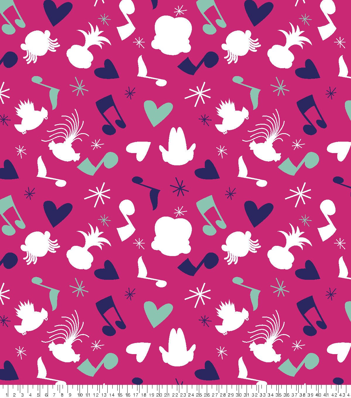 Trolls No Sew Fleece Throw 48