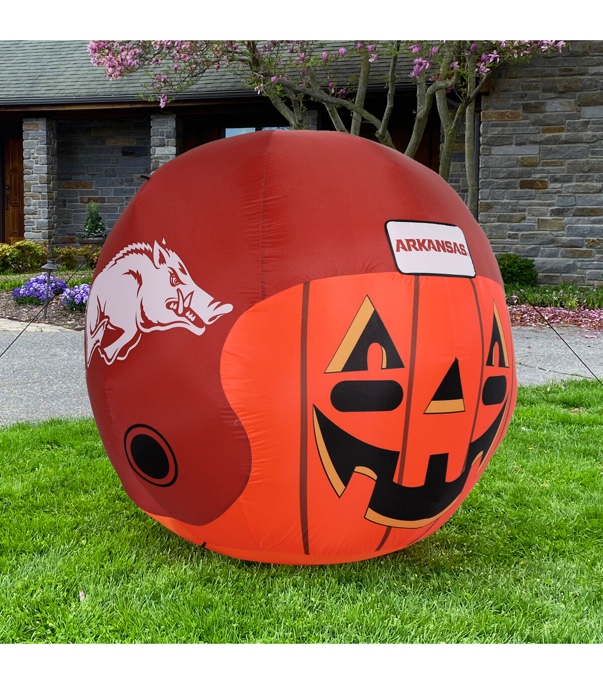 Sporticulture 4' Arkansas Razorbacks Inflatable Jackolantern Helmet