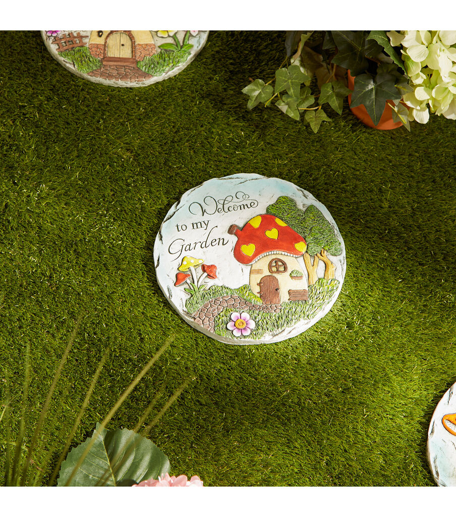 Zingz & Thingz Welcome To My Garden Stepping Stone