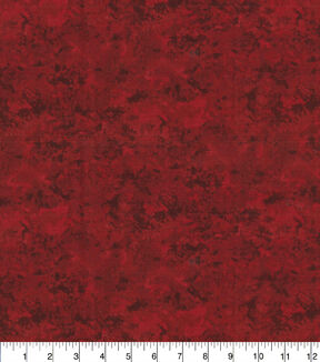 Red Tonal Grunge Cotton Fabric by Keepsake Calico