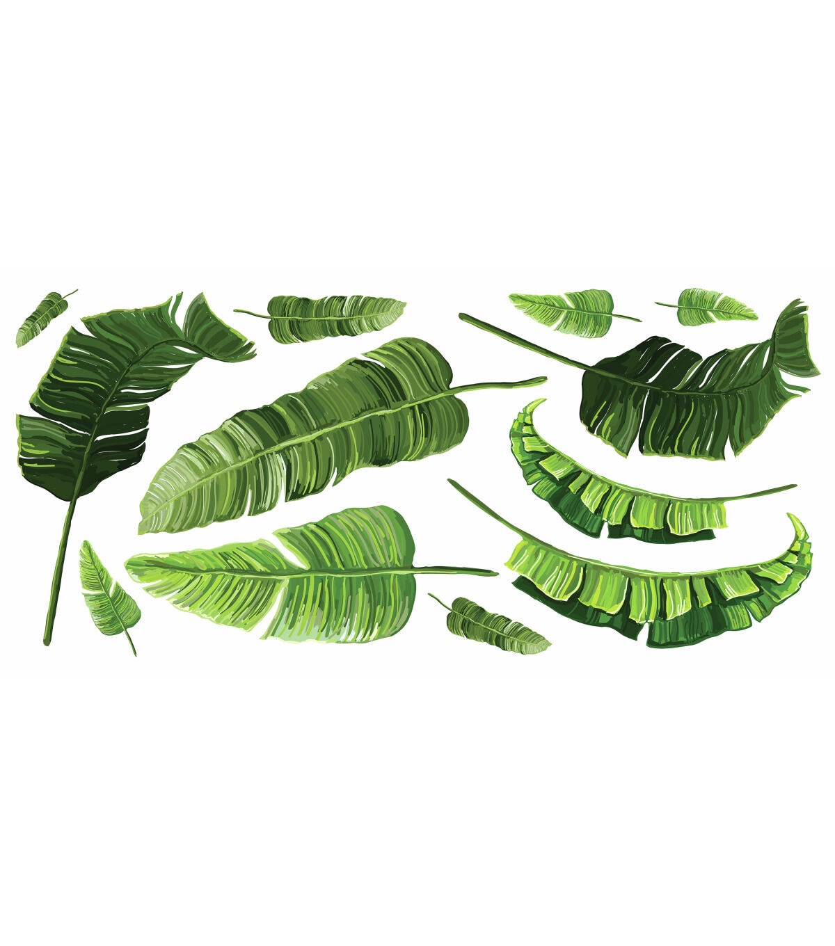 RoomMates Wall Decals Banana Leaf