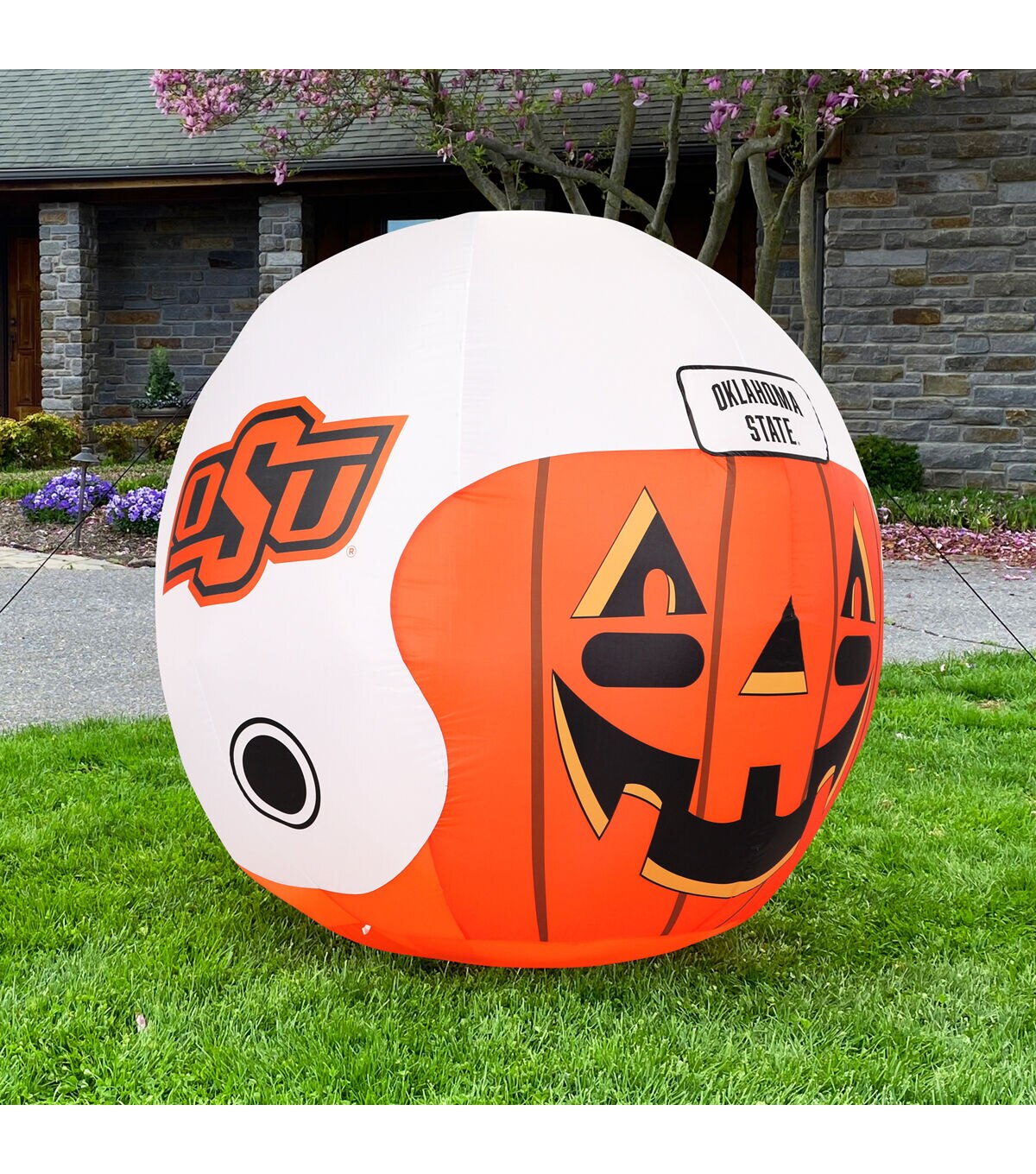 Sporticulture 4' Oklahoma State Cowboys Inflatable Jackolantern Helmet