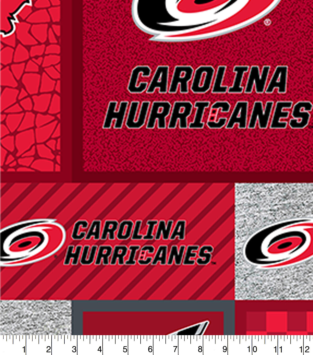 Carolina Hurricanes Fleece Fabric Patch