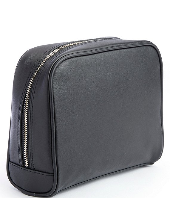 Leather Contemporary Toiletry Bag
