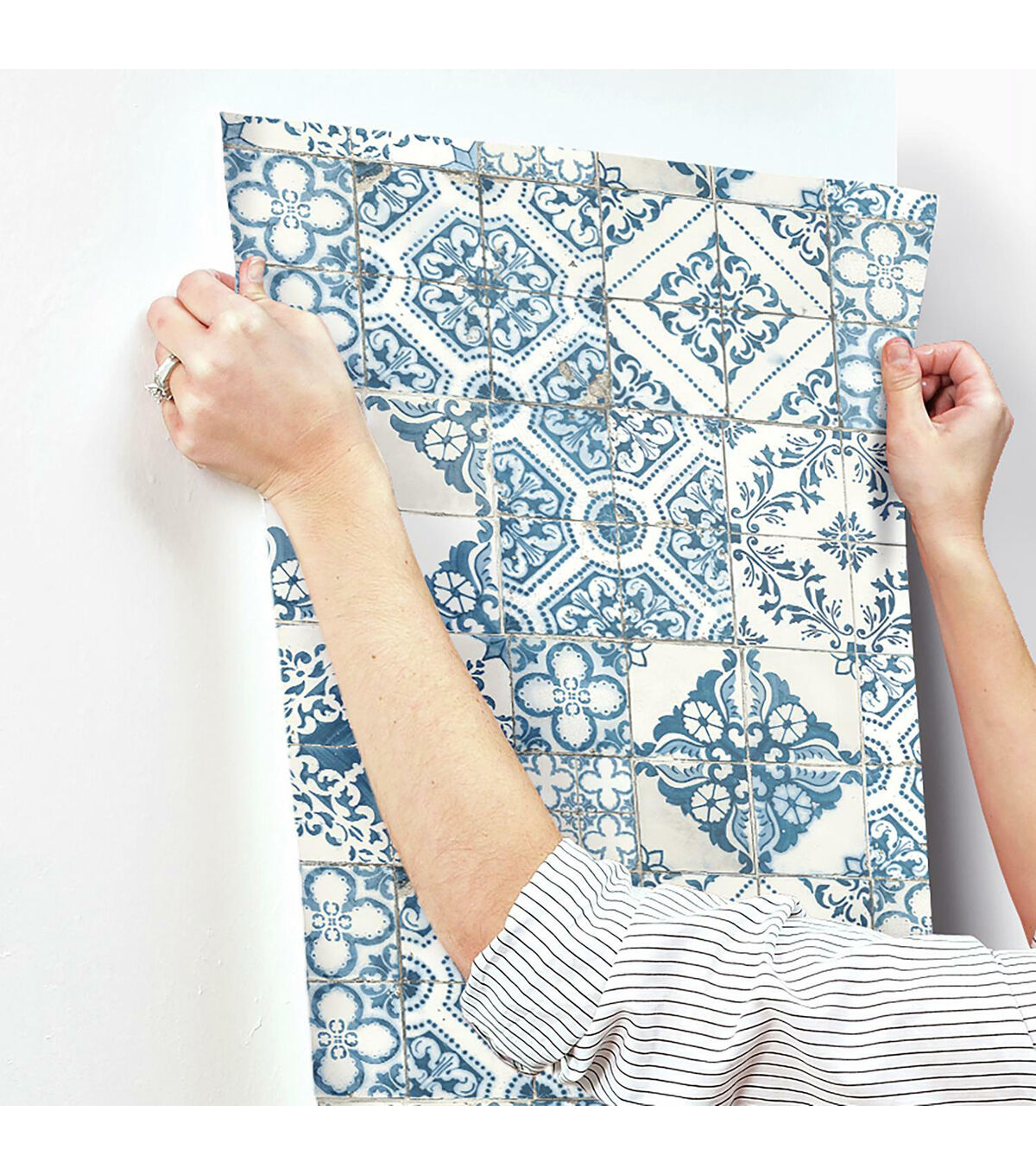 RoomMates Mediterranean Tile Peel And Stick Wallpaper