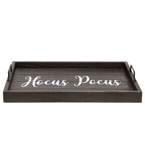 All The Rages Decorative Hocus Pocus Wood Serving Tray 15.50