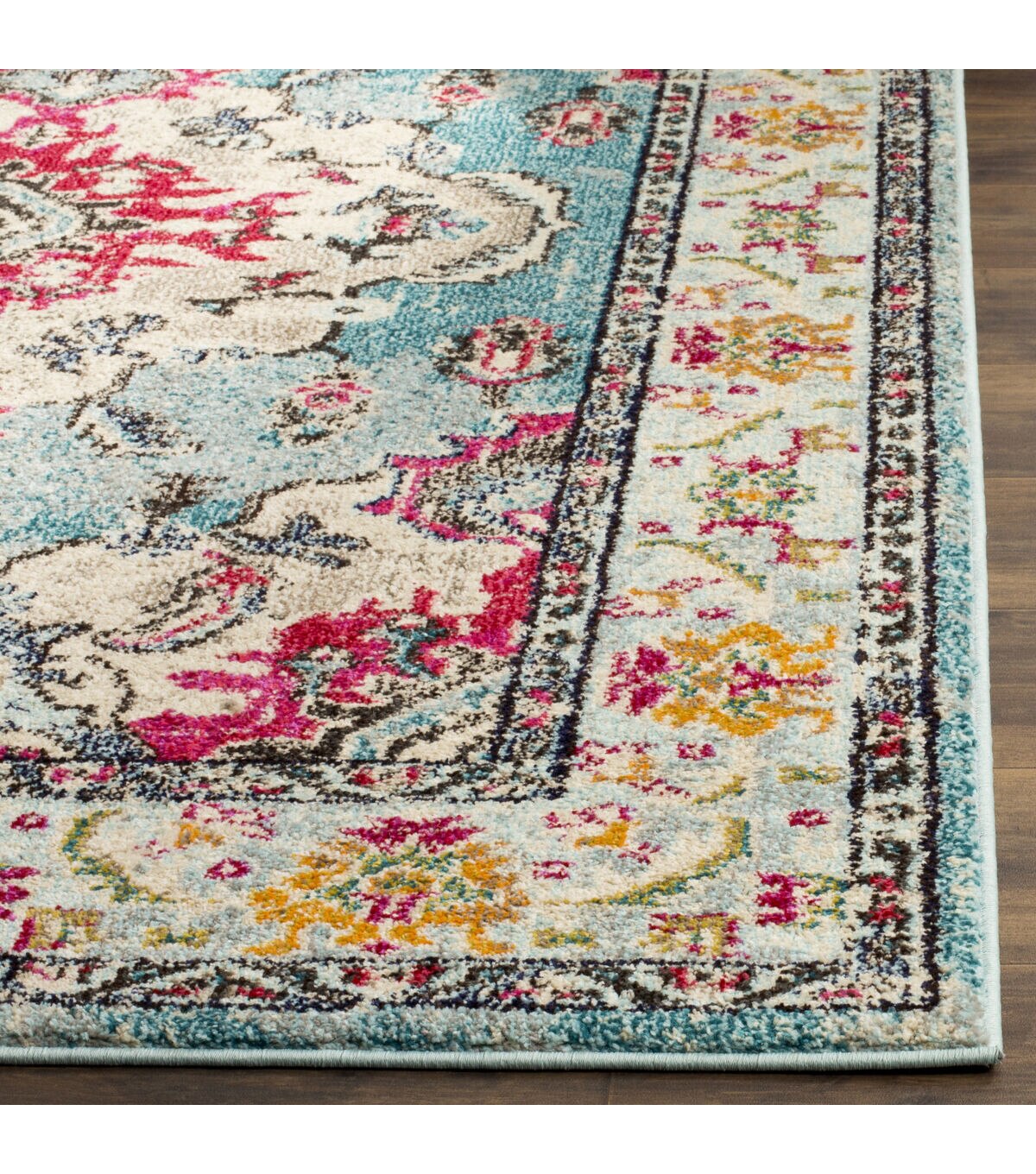 Safavieh Monaco 243 Lt. Blue / Fuchsia 2'2