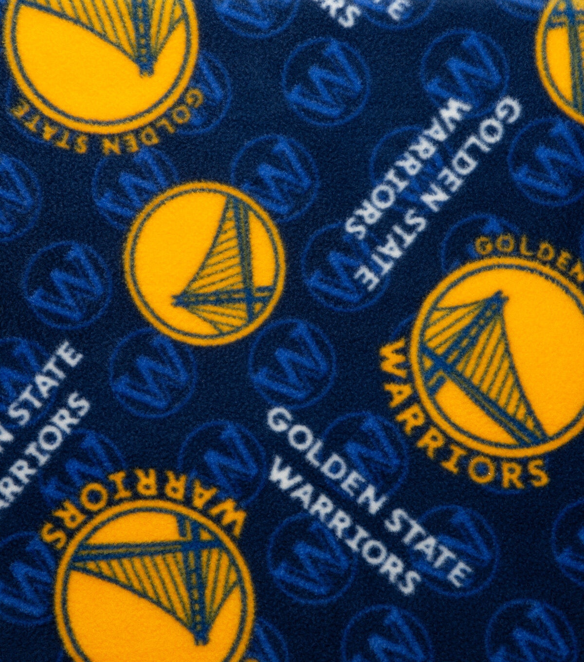 Golden State Warriors Fleece Fabric Logo Toss