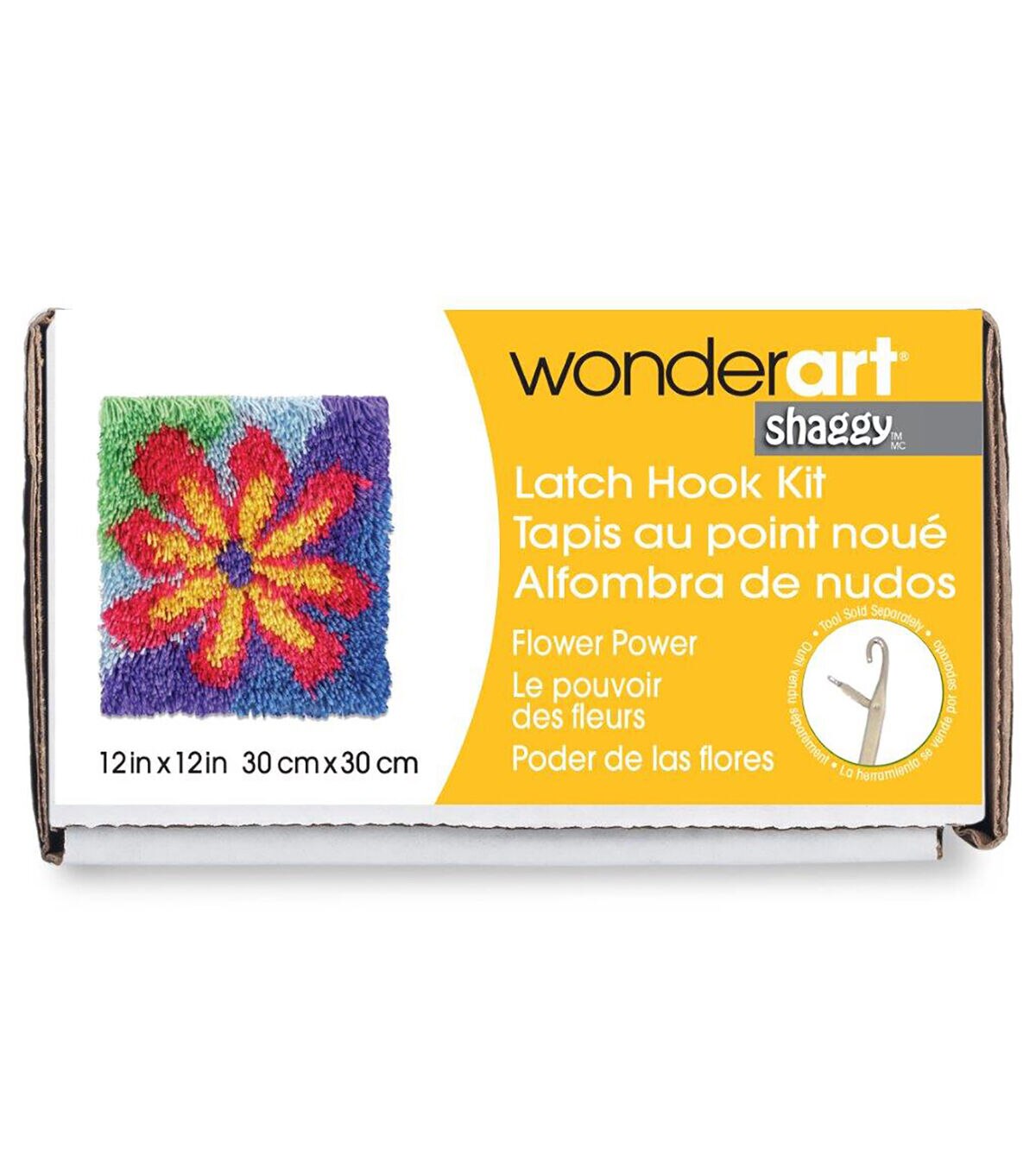 Shaggy Latch Hook Kit 12