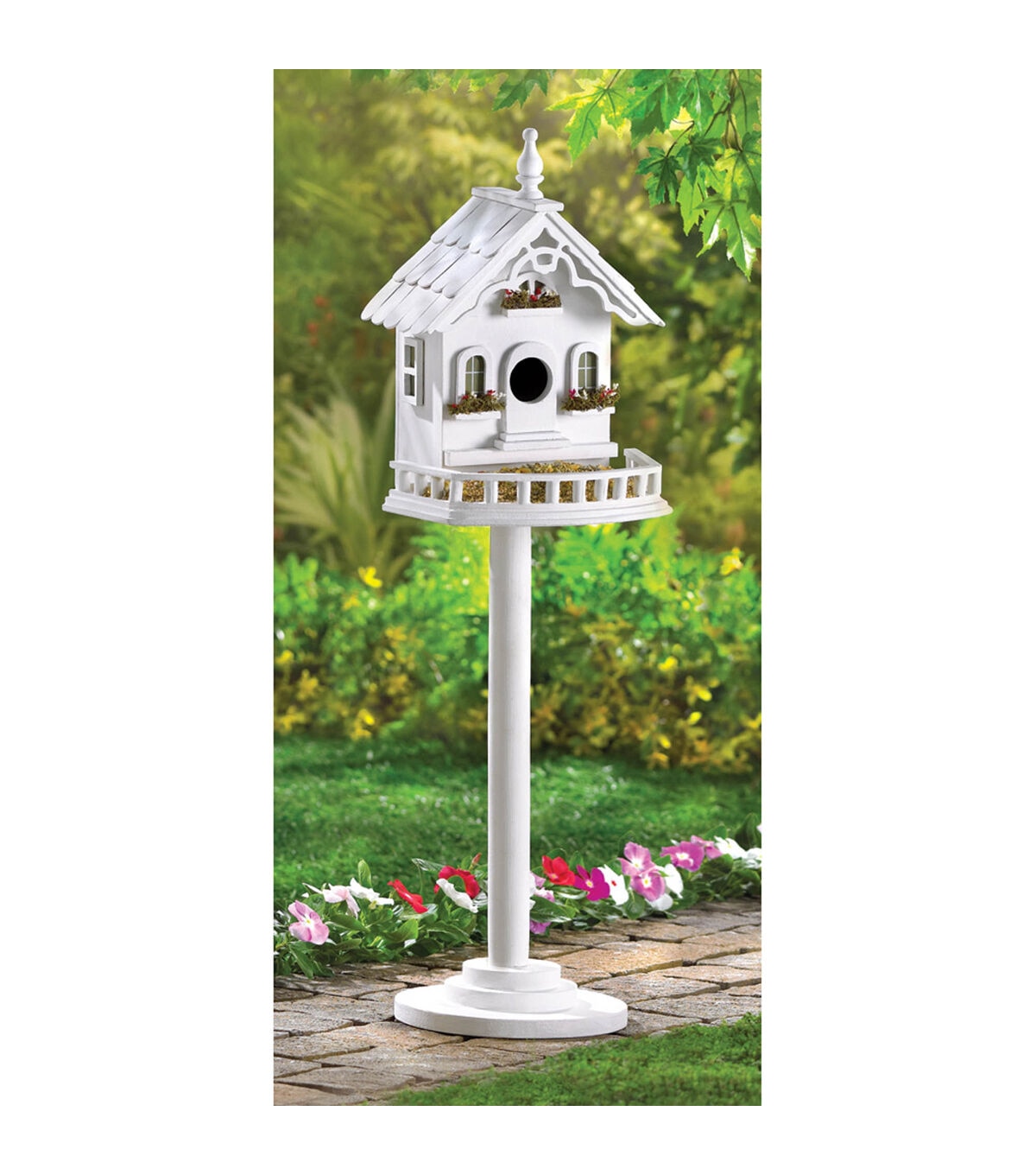 Zingz & Thingz Freestanding Elegant Victorian Birdhouse