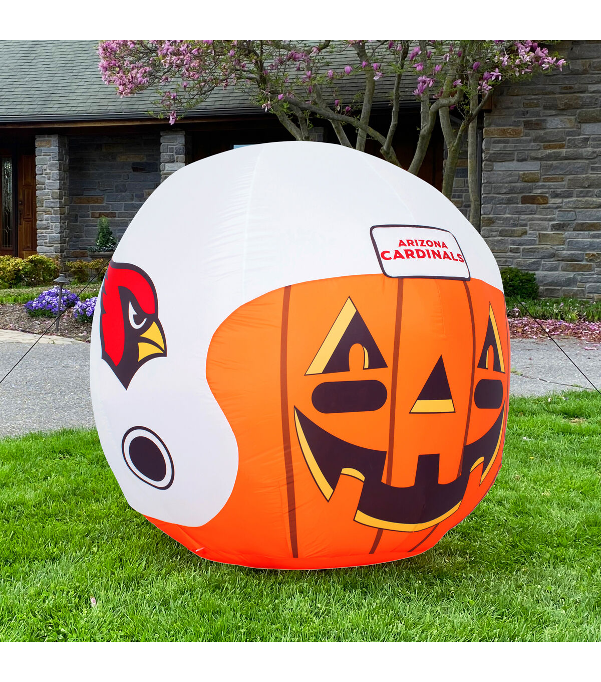 Sporticulture 4' NFL Arizona Cardinals Inflatable Jackolantern Helmet