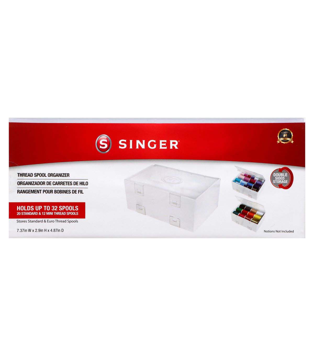 SINGER 3ct Double Sided Thread Spool Organizers