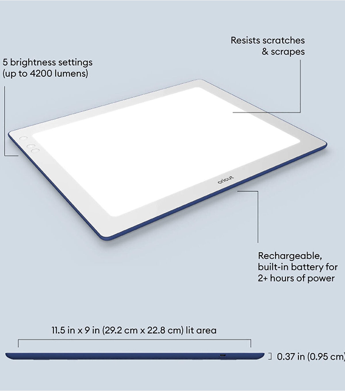 Cricut BrightPad GO Weeding Set
