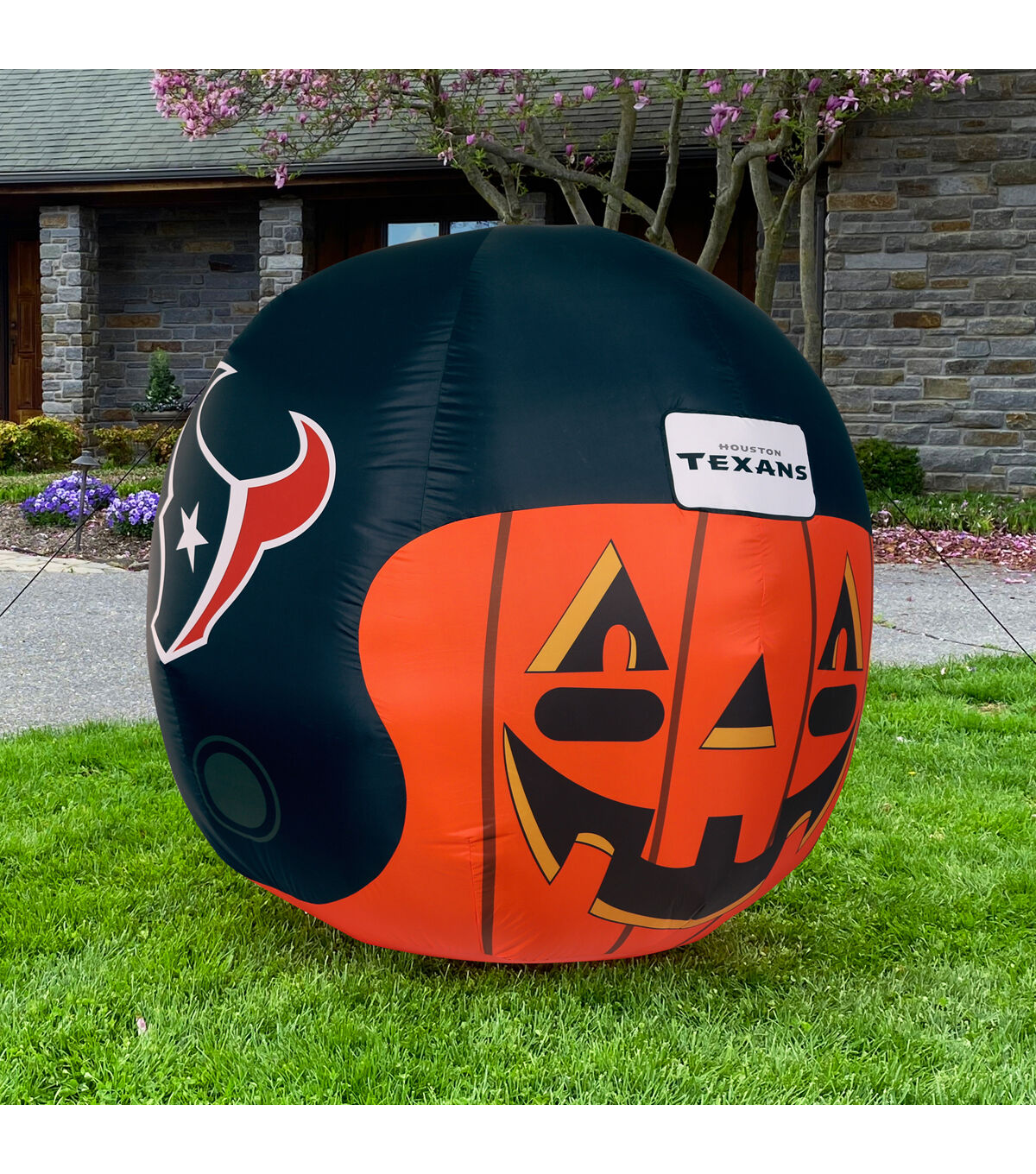 Sporticulture 4' NFL Houston Texans Inflatable Jackolantern Helmet
