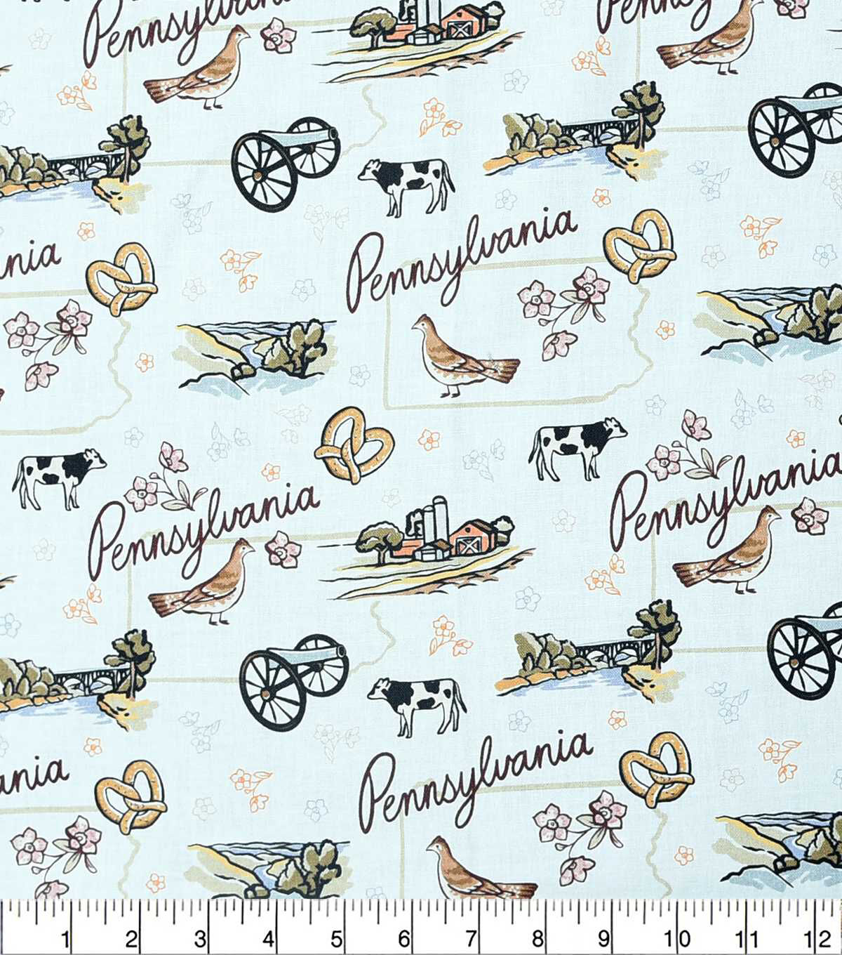 Pennsylvania Next Gen Main State Pride Cotton Fabric