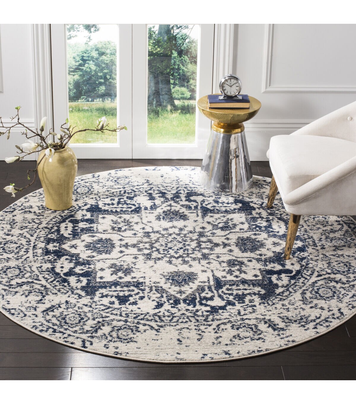 Safavieh Madison 603 Cream / Navy 6'7