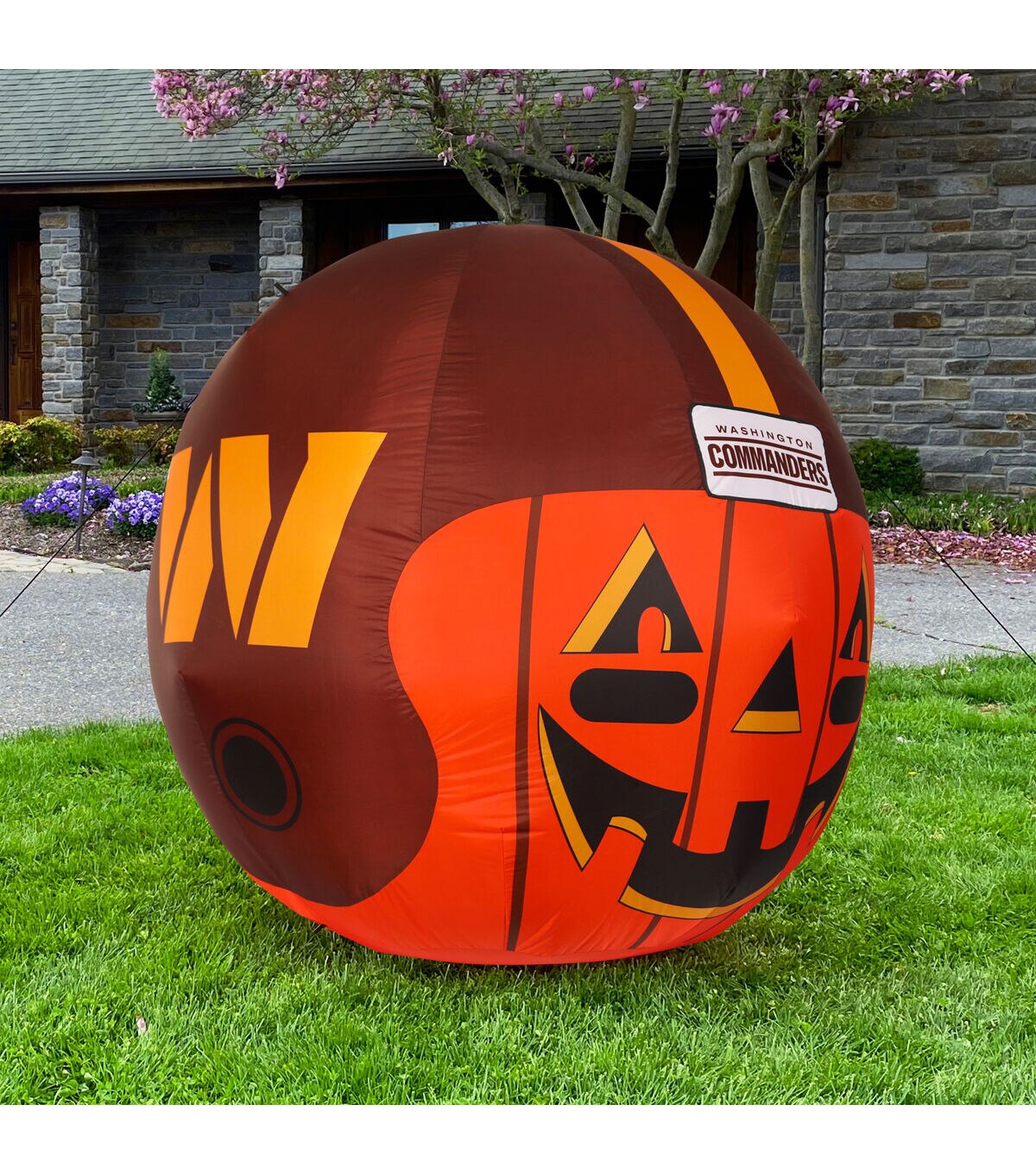 Sporticulture 4' Washington Commanders Inflatable Jackolantern Helmet