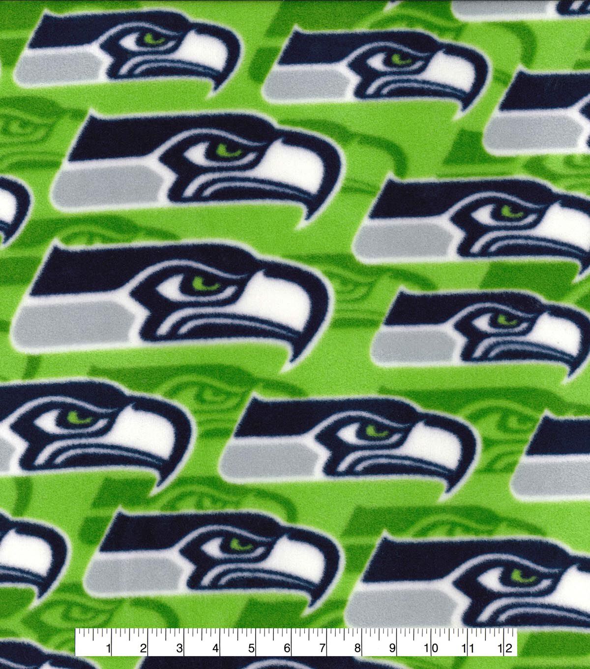 Fabric Traditions Seattle Seahawks Fleece Fabric Logo