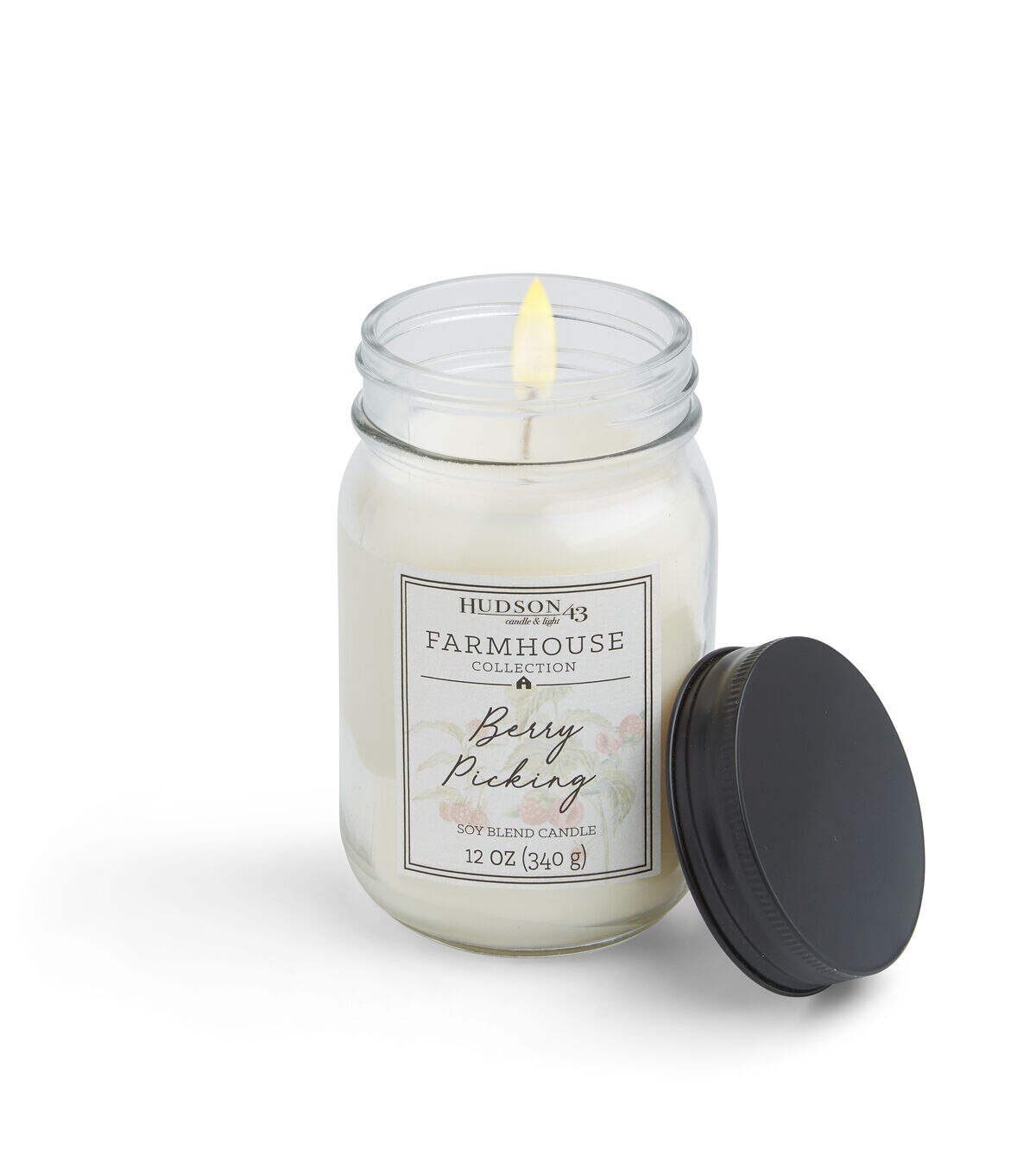 12oz Berry Picking Scented Jar Candle by Hudson 43