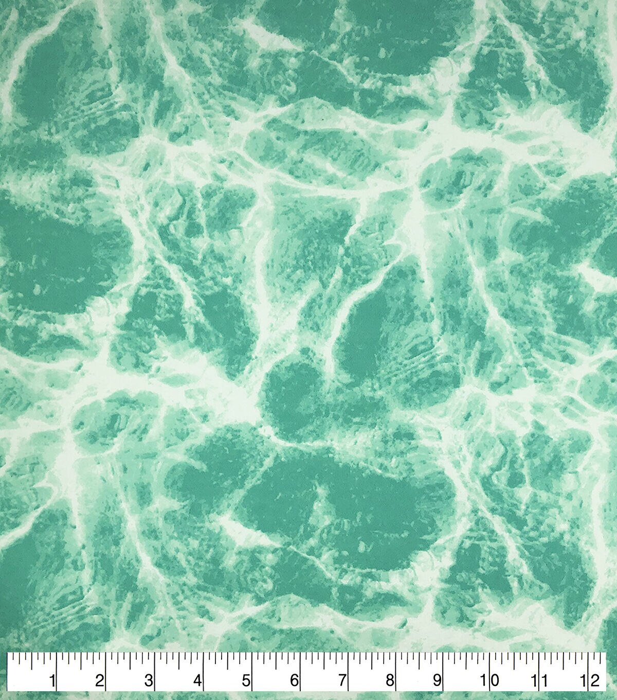 Green Water Super Snuggle Flannel Fabric