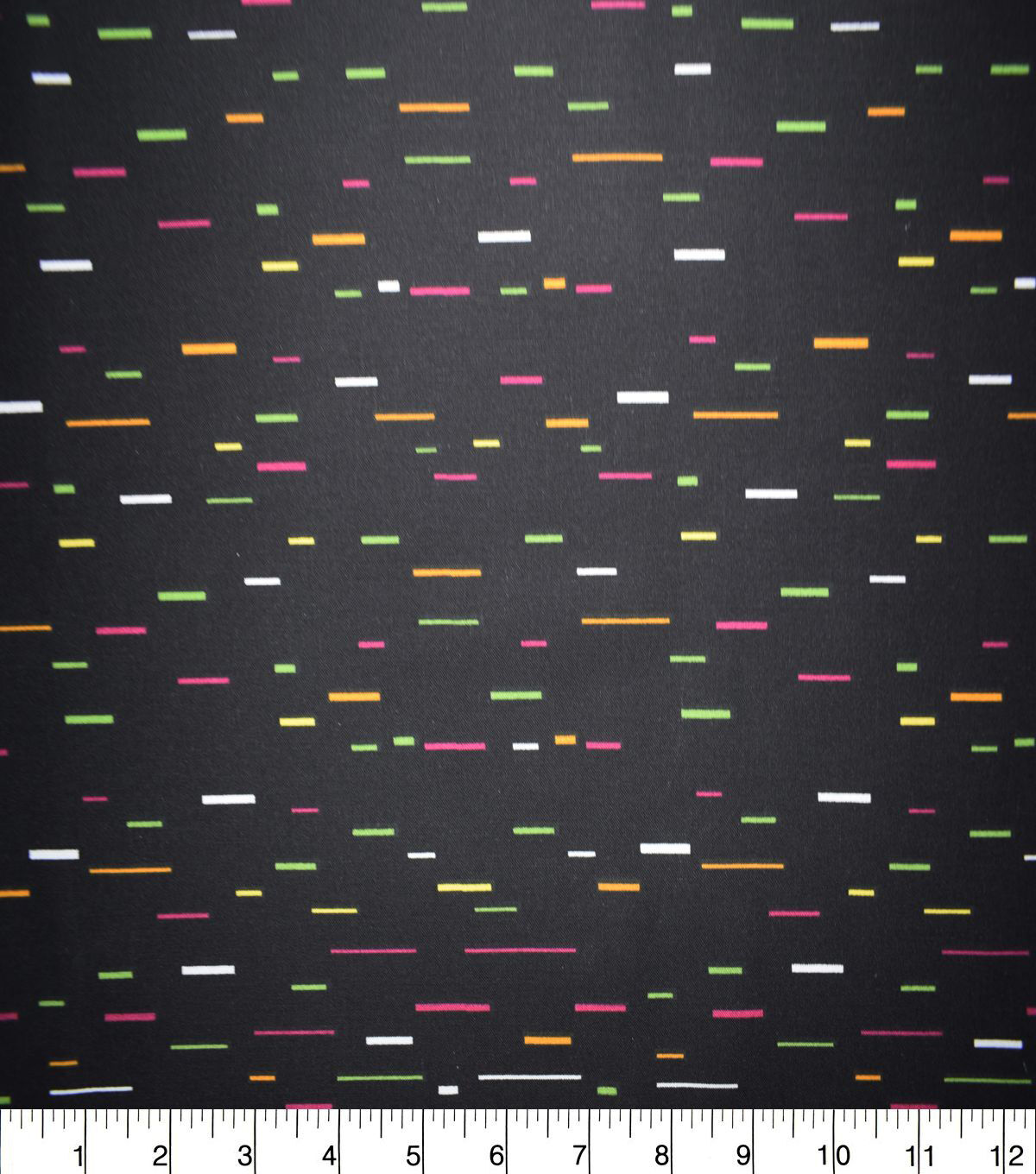 Rectangles on Black Quilt Cotton Fabric by Quilter's Showcase