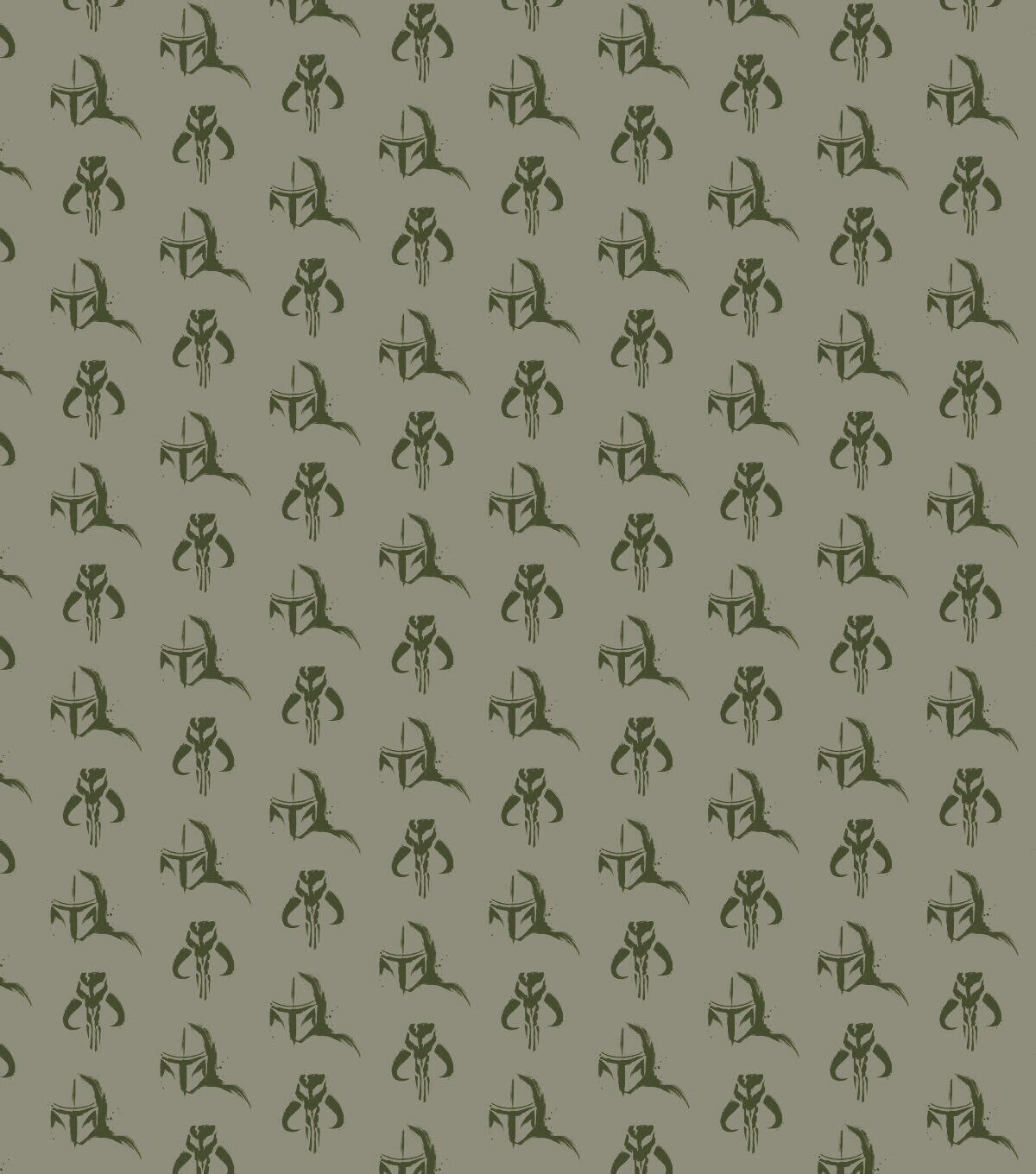 Star Wars Cotton Fabric Mando Distressed Icon