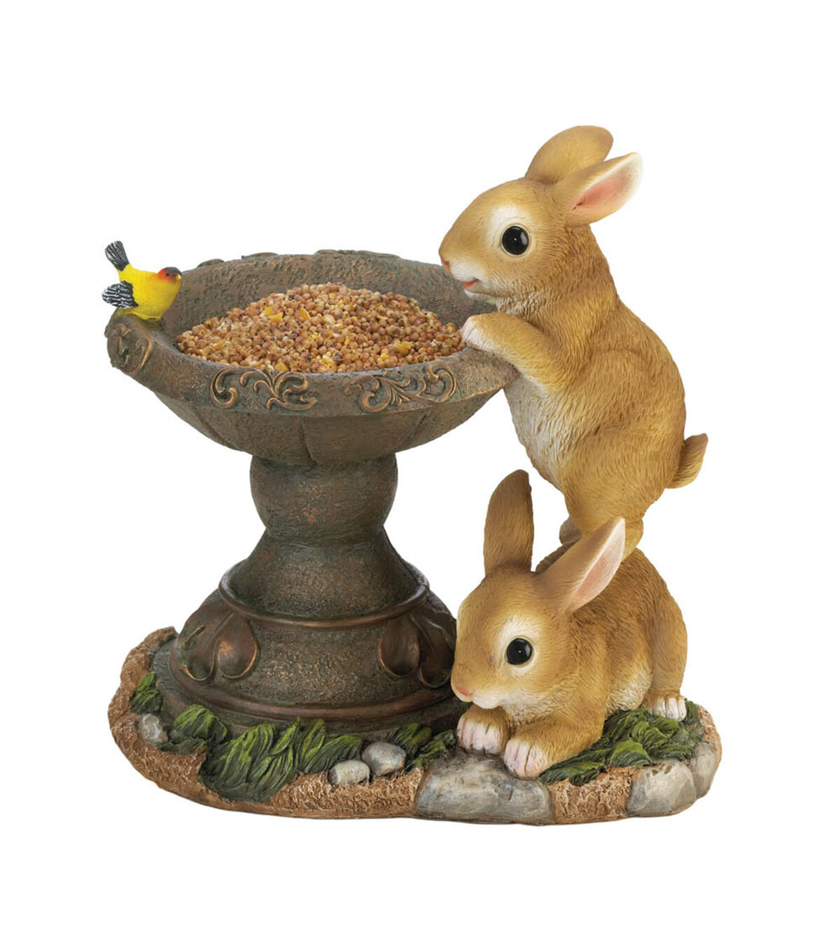 Zingz & Thingz Playful Bunnies Bird Feeder