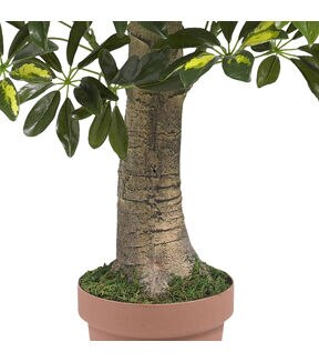 Nearly Natural 4ft. Schefflera Silk Tree (Real Touch)