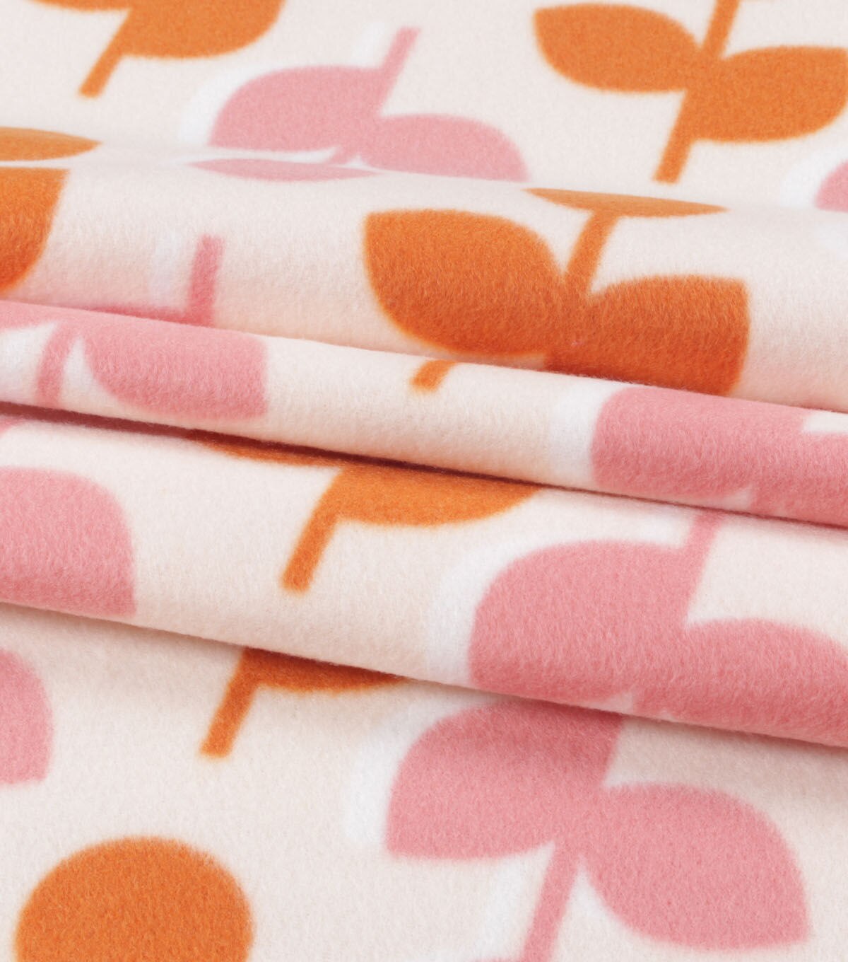 Ditsy Retro Floral Blizzard Fleece Fabric