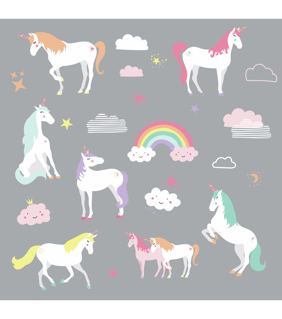 York Wallcoverings Wall Decals Unicorn Magic