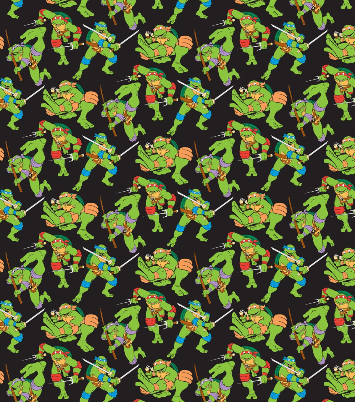 Teenage Mutant Ninja Turtles Cotton Fabric